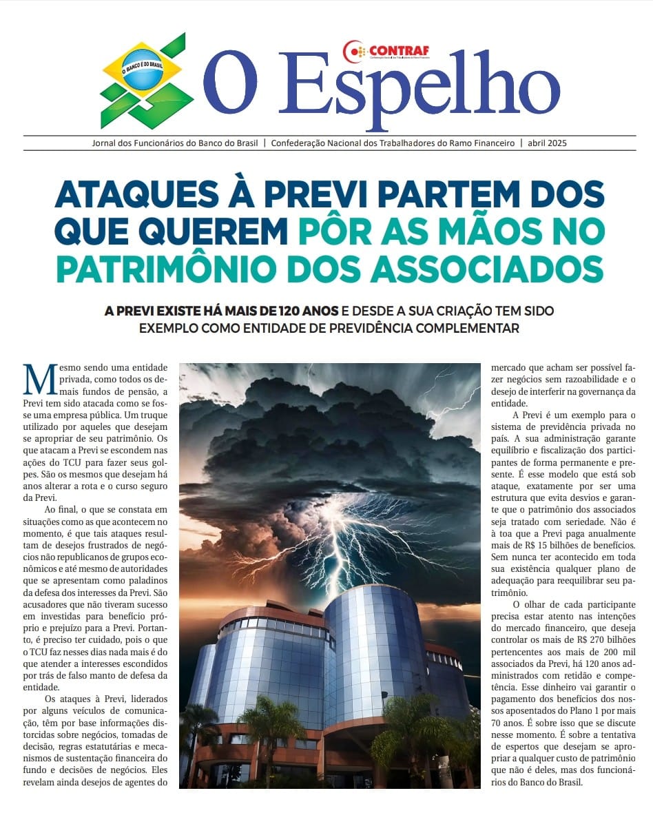 Capa do jornal